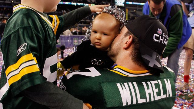 Matt Wilhelm Super Bowl XLV Champ OSU Buckeye Matt Wilhelm On Baskin Phelps