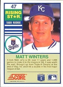 Matt Winters Matt Winters Gallery The Trading Card Database