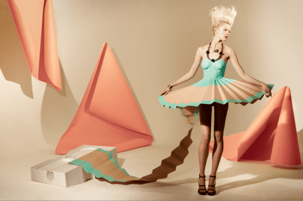 Matthew Brodie Matthew Brodie Paper Dresses Editorial