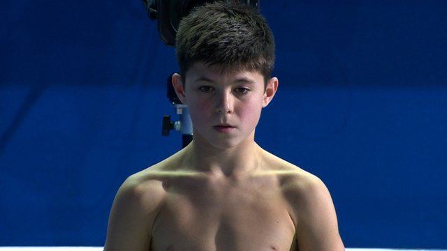 Matthew Dixon (diver) Glasgow 2014 14yearold Matthew Dixon competes in 10m