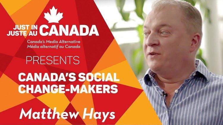 Matthew Hays Matthew Hays Journalist on Canadian Media YouTube