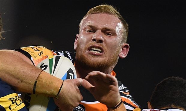 Matthew Lodge Wests Tigers39 Matthew Lodge charged in US over alleged
