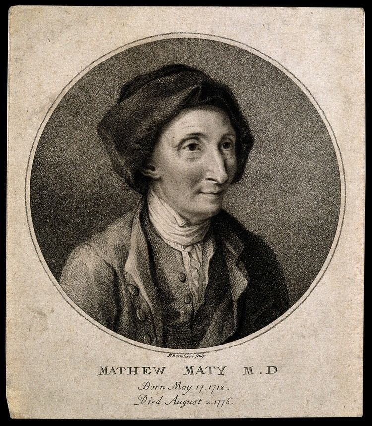Matthew Maty FileMatthew Maty Stipple engraving by F Bartolozzi Wellcome