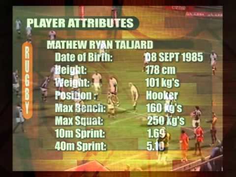 Matthew Taljard Matthew Taljard Rugby YouTube