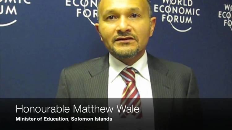 Matthew Wale Honourable Matthew Wale Minister of Education YouTube
