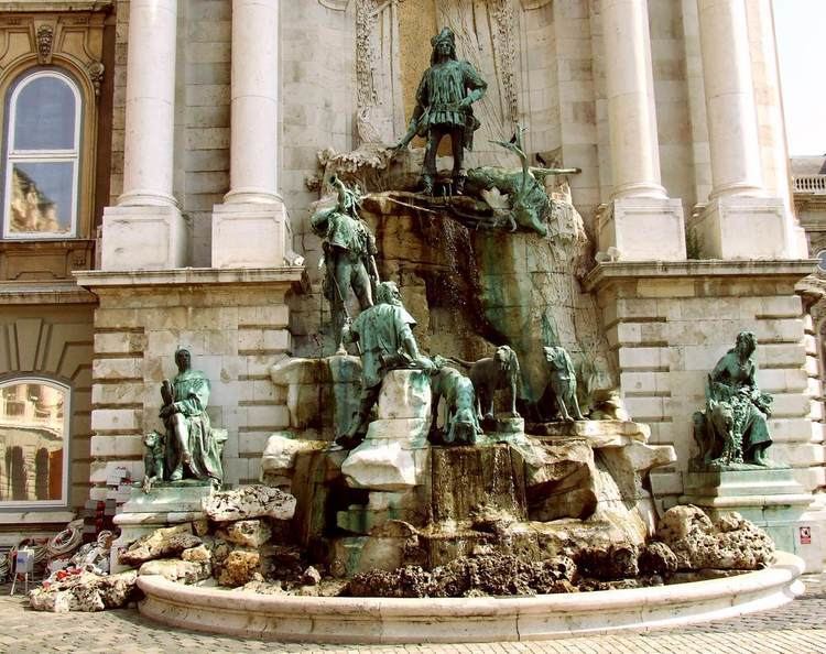 Matthias Fountain Fountain of King Matthias by STRBL Alajos