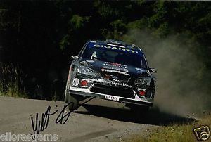 Matti Rantanen (rally driver) Rally Driver Matti Rantanen Hand Signed Photo Ford Focus RS WRC 08