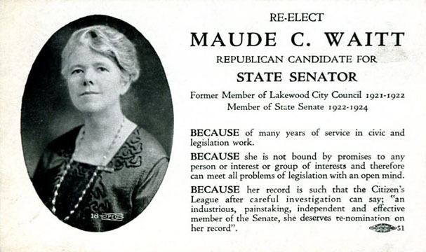Maude C. Waitt ReElect Maude C Waitt The Ohio Channel
