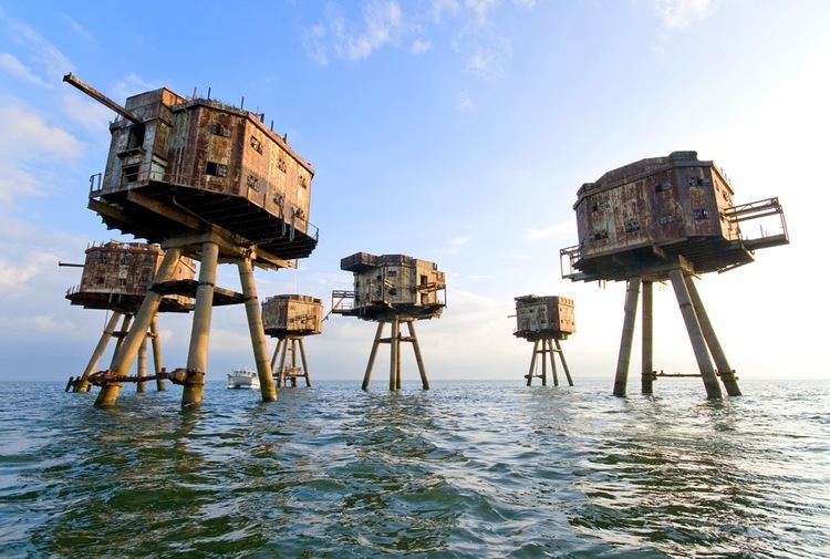 Maunsell Forts Deserted Places Maunsell Forts The abandoned sea forts from World