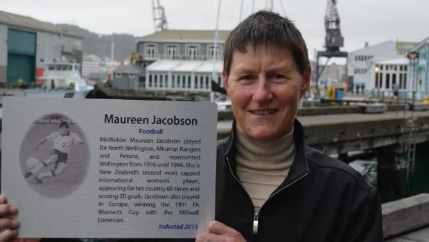 Maureen Jacobson Football legend Maureen Jacobson honoured Stuffconz