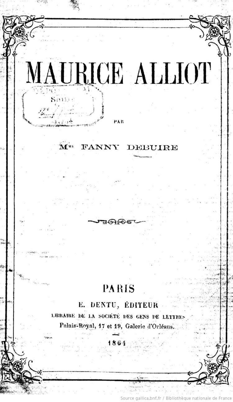 Maurice Alliot Maurice Alliot par Mme Fanny Debuire Gallica