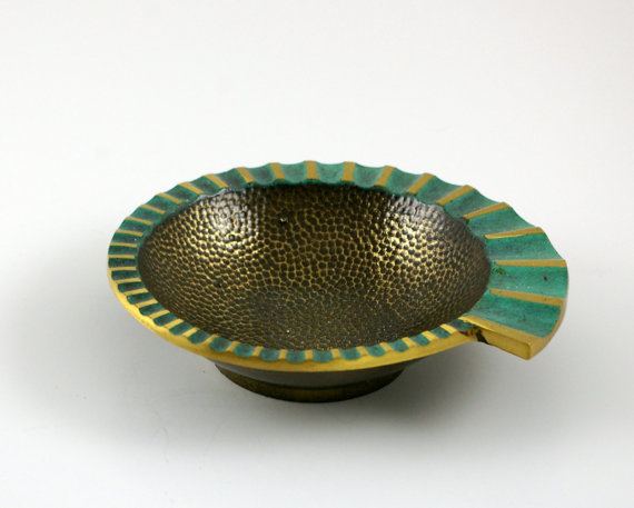 Maurice Ascalon PalBell Brass Bowl or Ashtray by Maurice Ascalon by