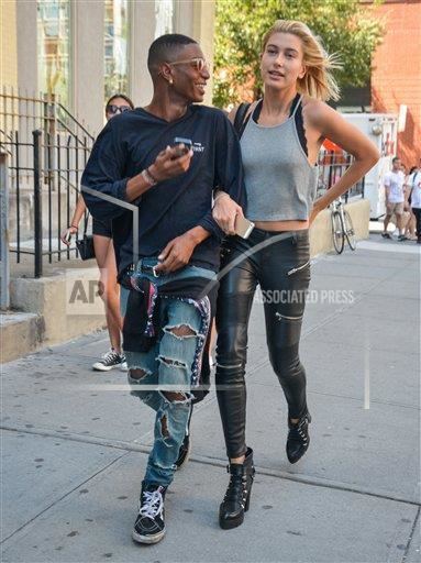 Maurice Berkley Shamari Maurice Berkley and Hailey Baldwin in New York City Buy