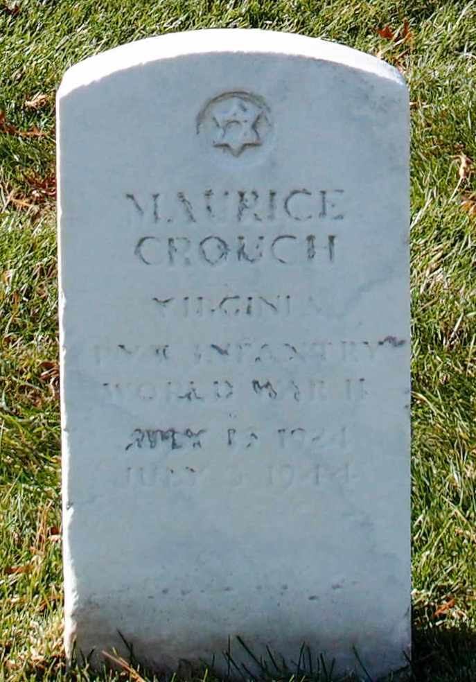 Maurice Crouch Maurice Crouch 1924 1944 Find A Grave Memorial