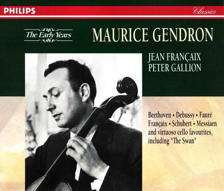 Maurice Gendron Duke Maurice Gendron The Early Years Philips