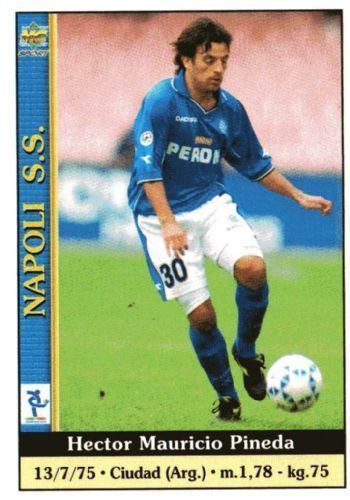 Mauricio Pineda NAPOLI Hector Mauricio Pineda 513 MC Cromo 2001 Calcio Football
