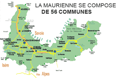 Maurienne Pays de Maurienne Communes de la Valle de Savoie