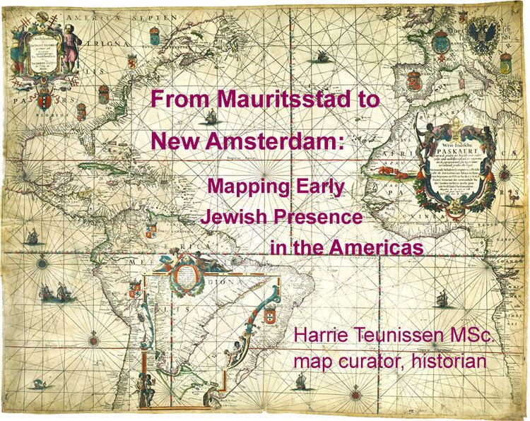 Mauritsstad From Mauritsstad to New Amsterdam Mapping Early Jewish Presence in