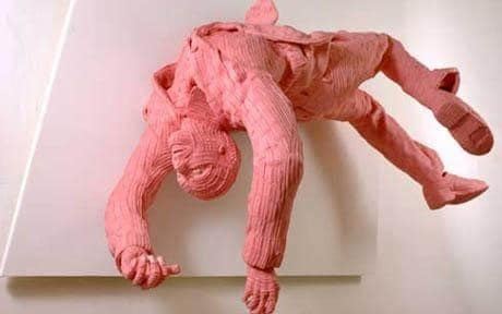 Maurizio Savini Artist creates lifesize sculptures using chewed bubblegum
