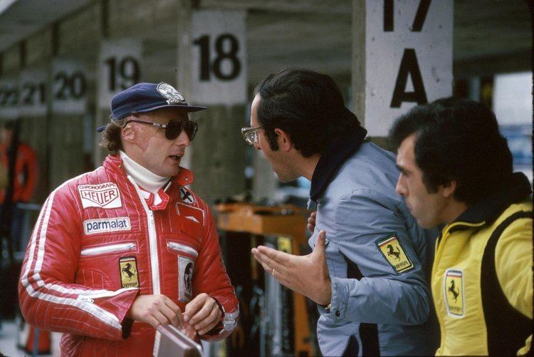Mauro Forghieri Niki Lauda Mauro Forghieri Germany 1977 by F1history