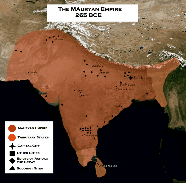 Maurya Empire Mauryan Empire Ancient History Encyclopedia