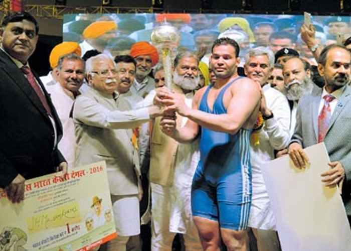 Mausam Khatri Mausam khatri won the title of bharat kesari Rajasthan Patrika