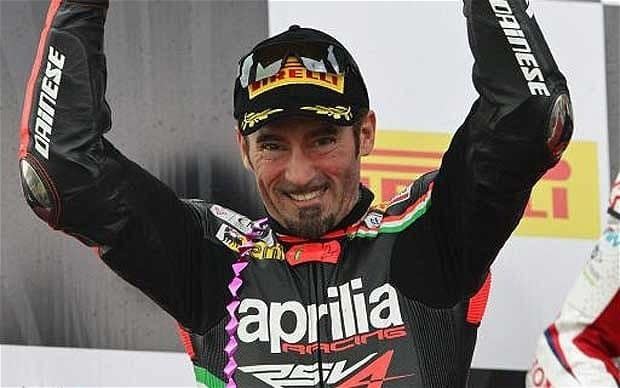 Max Biaggi World Superbike Championship 2012 Italian Max Biaggi wins