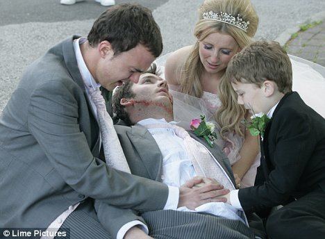 Max Cunningham Tragedy strikes Hollyoaks39 Max Cunningham on his wedding day Daily