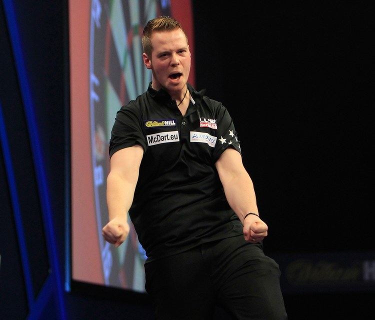 Max Hopp Max Hopp high finish161 vs Mervyn King PDC World darts