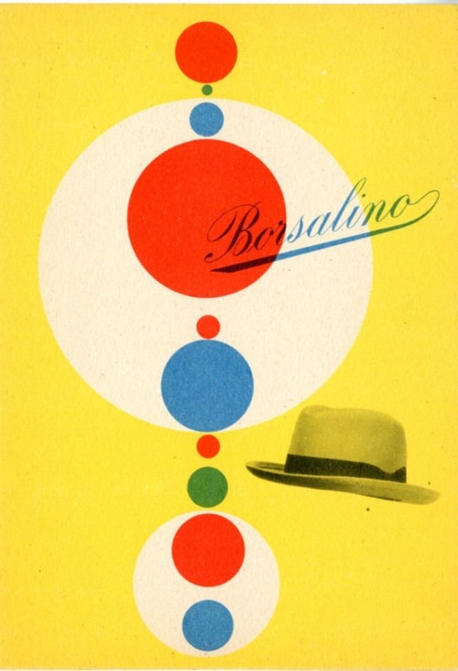 Max Huber (graphic designer) Hats off to design Max Huber for Borsalino Italian Ways