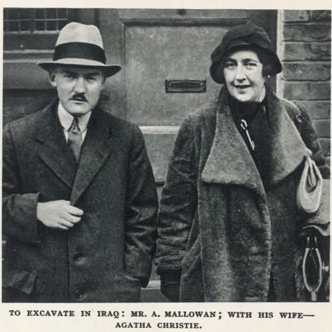 Max Mallowan Max Mallowan and Agatha Christie Photographic Print at