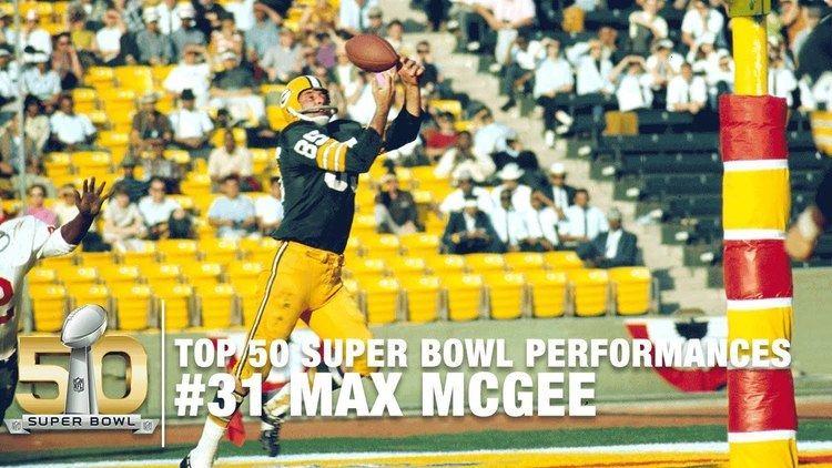 Max McGee 31 Max McGee Super Bowl I Highlights Top 50 Super Bowl