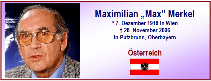 Max Merkel Merkel quotMaxquot Maximilian sterreich