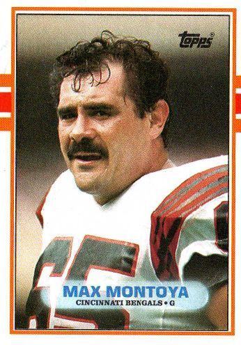 Max Montoya CINCINNATI BENGALS Max Montoya 30 TOPPS 1989 NFL