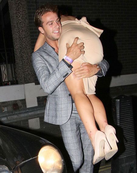 Max Morley Jess Hayes and Max Morley enjoy boozy night out and put on
