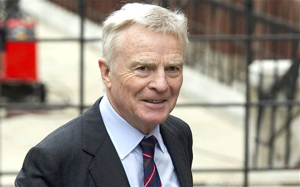 Max Mosley Max Mosley SampM is acceptable now Telegraph