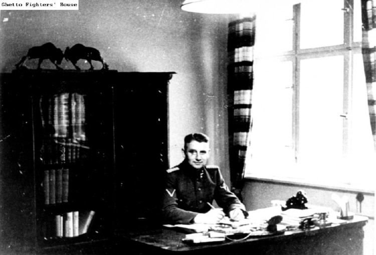 Max Pauly The commandant of the Stutthof camp SS Sturmbahnfuehrer Major Max