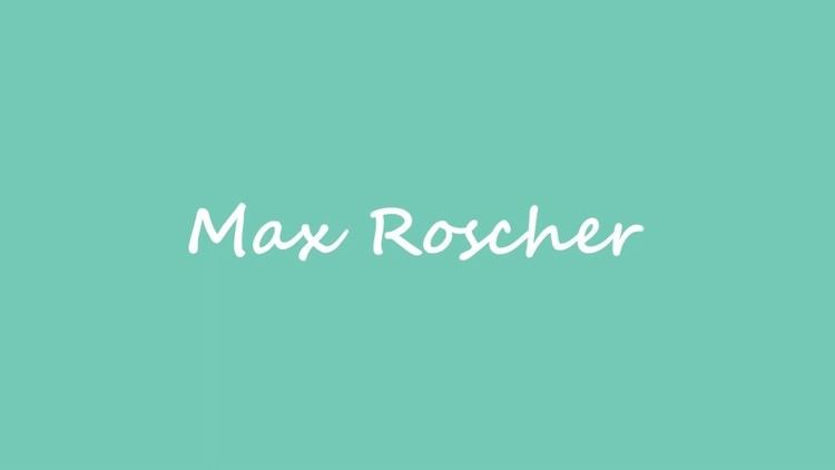 Max Roscher OBM Politician Max Roscher YouTube