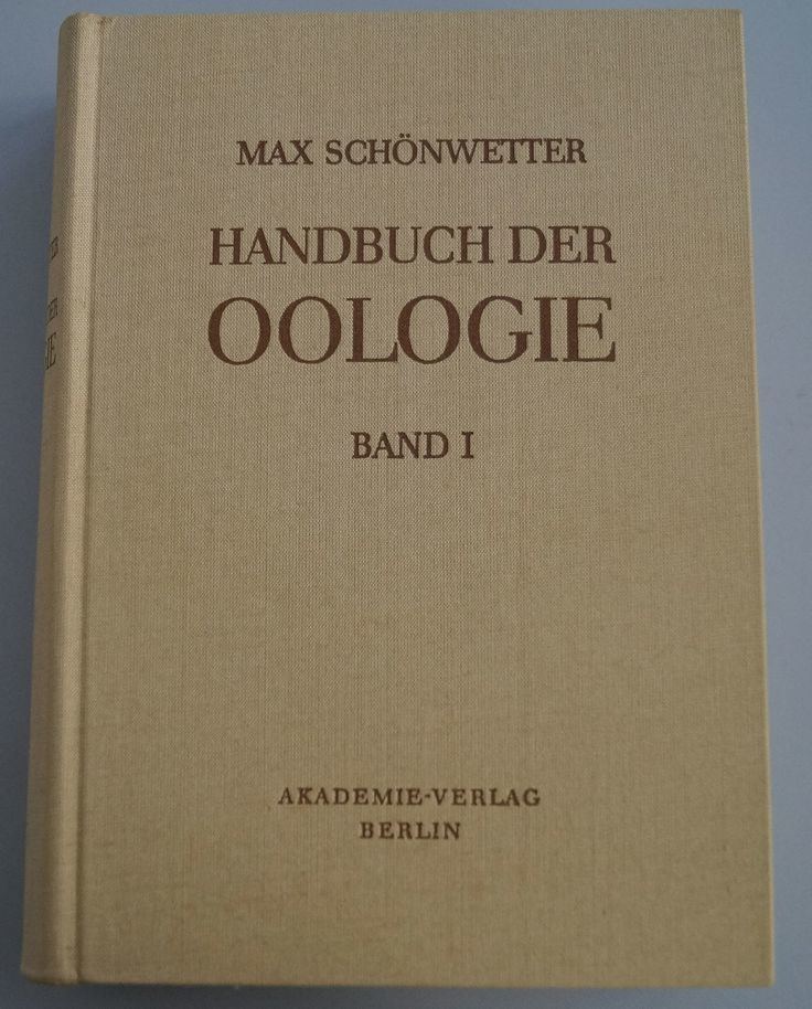 Max Schönwetter max schnwetter n handbuch der oologie band 1 70 chf Books