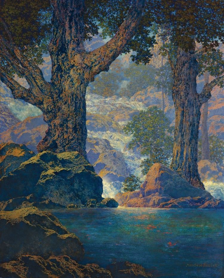 Image result for maxfield parrish landscape paintings
