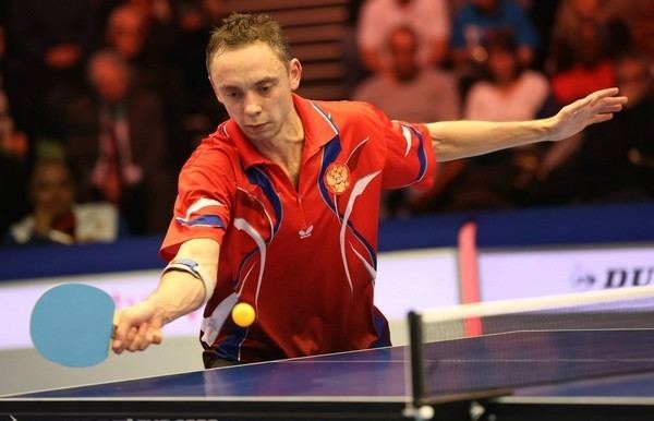 Maxim Shmyrev Top Table Tennis Stars Giving Support Aerobic Table Tennis