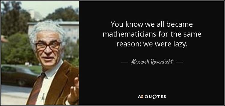 Maxwell Rosenlicht QUOTES BY MAXWELL ROSENLICHT AZ Quotes