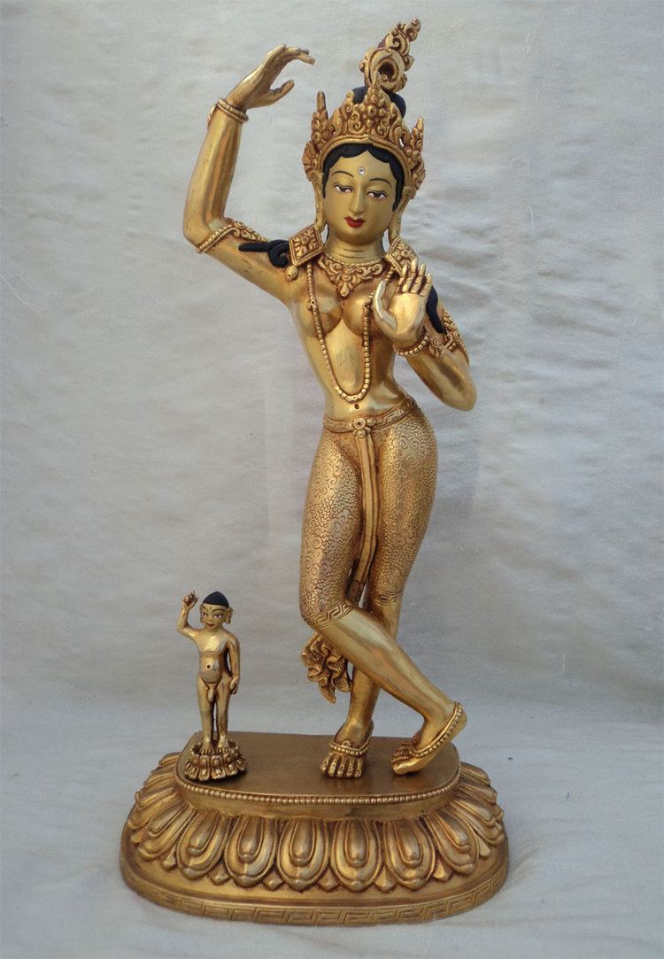 Maya (mother of the Buddha) SS ST131 Masterpiece Gold Plated Buddha39s Mother Maya Devi