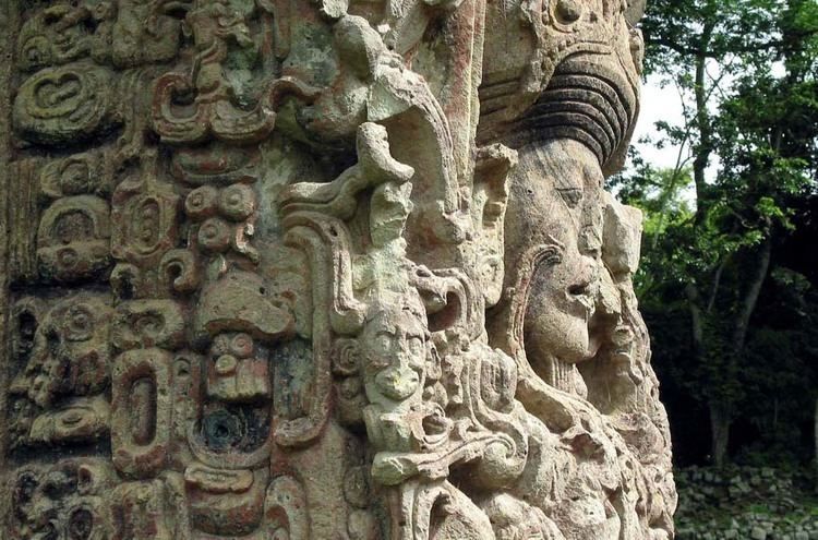 Maya stelae
