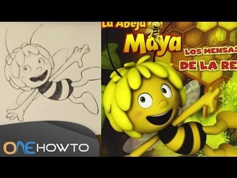Maya the Honey Bee How to draw Maya the Honey Bee Speed Drawing YouTube