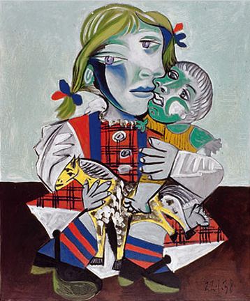 Maya with Doll Pablo Picasso39s Maya With Doll 1938