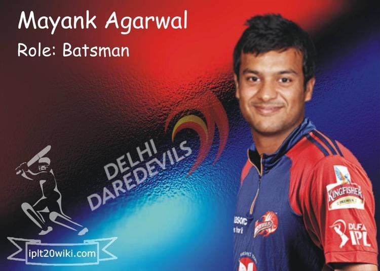 Mayank Agarwal Mayank Agarwal Delhi DareDevils DD IPL 2014 Player