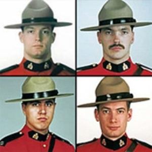 The fallen four- Anthony Gordon, Leo Johnston, Brock Myrol, and Peter Schiemann in their uniform