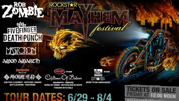 Mayhem Festival 2013 2013 Rockstar Mayhem Festival Lineup Announced Rockstar Energy Drink