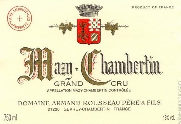 Mazis-Chambertin Domaine Armand Rousseau Pere et Fils MazisChambertin Grand Cru